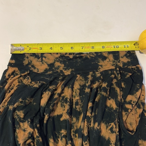 Ima Black and Caramel Tie Dyed Organic Cotton Harem Pants - Women’s Size Medium - Picture 11 of 11
